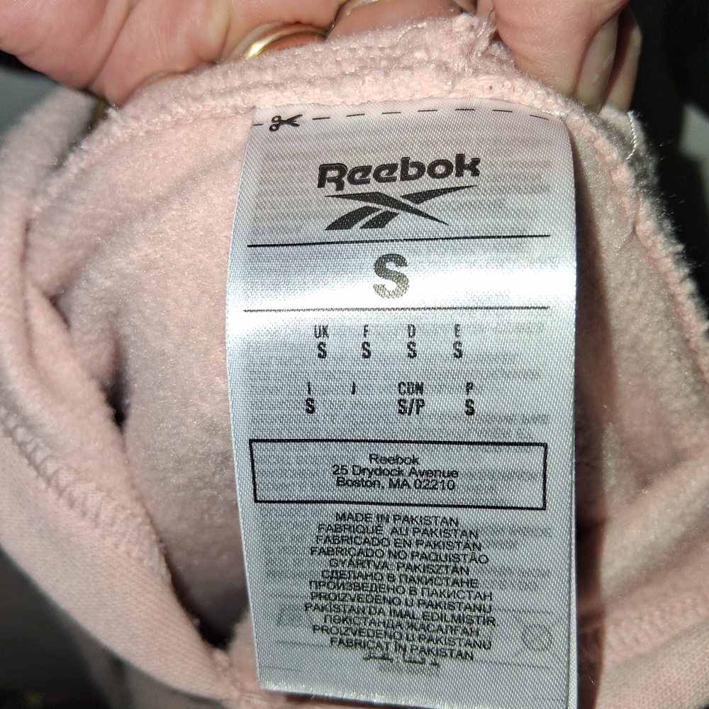 Handmade Altered  Reebok Upcycled  Reworked Peace Sign Hippie Embleshed Sz SM - Picture 4 of 7
